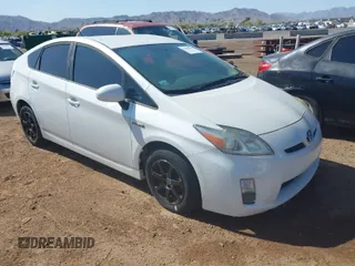 2011 Toyota Prius I with VIN JTDKN3DU6B0266604, listed as a IAAI auction lot 41981587 with 184,346 mi miles. Bid and sale history available at carsss.com. Image 1.