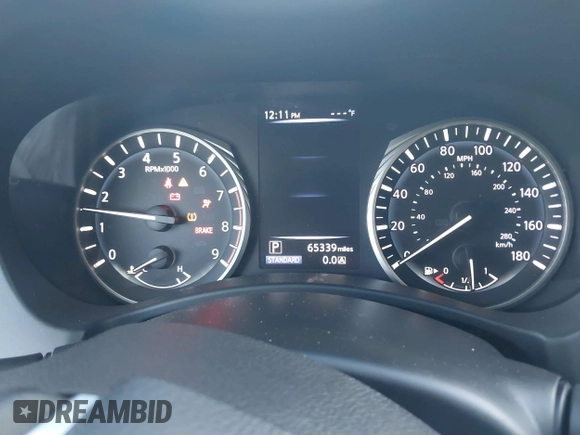 2018 Infiniti Q50 3.0t LUXE with VIN JN1EV7AP0JM365416, listed as a IAAI auction lot 41293065 with 65,339 mi miles. Bid and sale history available at carsss.com. Image 7.