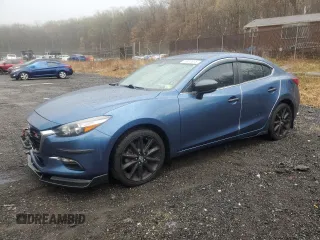 2018 Mazda 3 Touring z VIN 3MZBN1V3XJM265670, wystawiony jako Copart lot #51407615 z przebiegiem 100 187 mil mil oraz Szkoda całkowita • Salvage title. Historia ofert i sprzedaży dostępna na DreamBid. Obrazek 1.