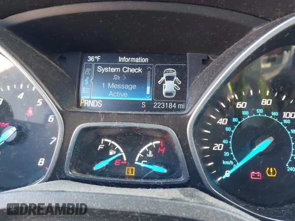 2014 Ford Escape SE with VIN 1FMCU0GX6EUA77052, listed as a IAAI auction lot 41344294 with 223,184 mi miles. Bid and sale history available at carsss.com. Image 7.