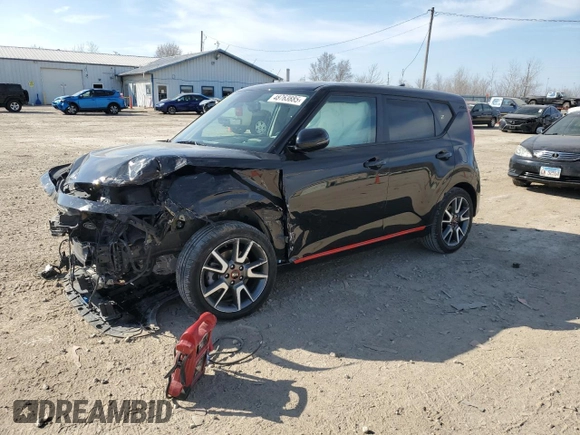 2021 Kia Soul Turbo with VIN KNDJ53AFXM7126597, listed as a Copart auction lot 48763885 with Not Provided miles and Salvage Title. Bid and sale history available at DreamBid. Image 1.