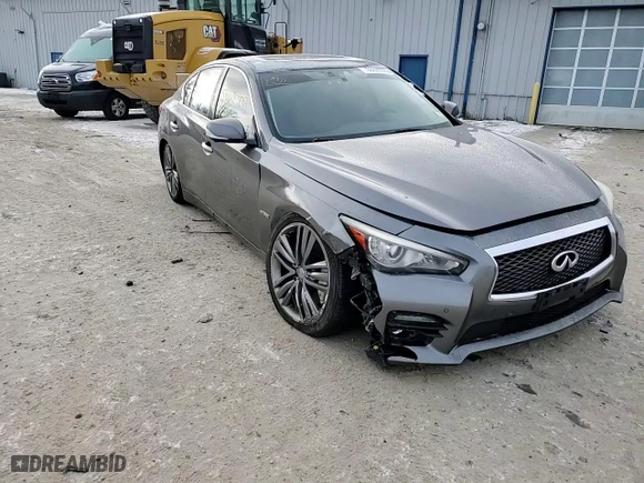 2014 Infiniti Q50 Hybrid Premium with VIN JN1AV7AR9EM701618, listed as a Copart auction lot 88628505 with 118,925 mi miles and Salvage Title. Bid and sale history available at carsss.com. Image 11.