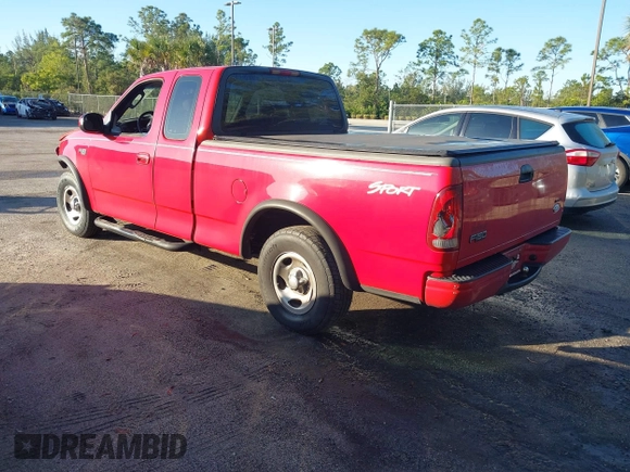 2002 Ford F-150 XL with VIN 1FTRX17232NB82055, listed as a IAAI auction lot 41146311 with 1 mi miles. Bid and sale history available at carsss.com. Image 3.