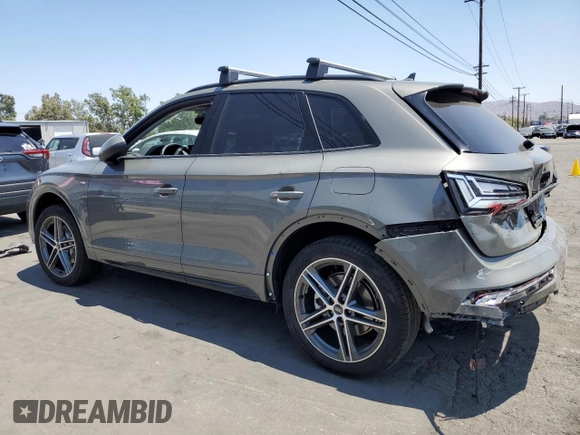 2023 Audi Q5 S line Premium Plus with VIN WA1E2AFYXP2109190, listed as a Copart auction lot 58004343 with 3,338 mi miles and . Bid and sale history available at DreamBid. Image 2.