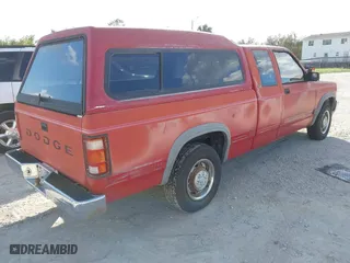 1991 Dodge Dakota with VIN 1B7FL23X5MS335433, listed as a IAAI auction lot 41149799 with 1 mi miles. Bid and sale history available at carsss.com. Image 4.