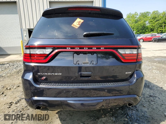 2024 Dodge Durango GT Plus with VIN 1C4RDJDGXRC192516, listed as a Copart auction lot 57292615 with Not provided miles and Non repairable. Bid and sale history available at DreamBid. Image 6.