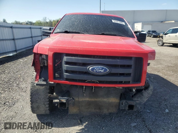 2010 Ford F-150 XL with VIN 1FTEX1EW2AFD63077, listed as a Copart auction lot 52281895 with 160,087 mi miles and Salvage Title. Bid and sale history available at carsss.com. Image 5.