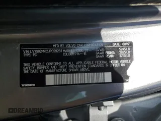 2018 Volvo S90 Momentum с VIN LVY982MK2JP029251, выставлен на аукционе Copart как лот 55961835 с пробегом 130 422 миль миль и Списание • Salvage title. История ставок и продаж доступна на DreamBid. Изображение 12.