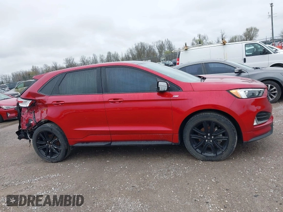 2020 Ford Edge SEL z VIN 2FMPK3J94LBB54068, wystawiony jako IAAI lot #41912225 z przebiegiem 83 528 mil mil oraz . Historia ofert i sprzedaży dostępna na DreamBid. Obrazek 13.