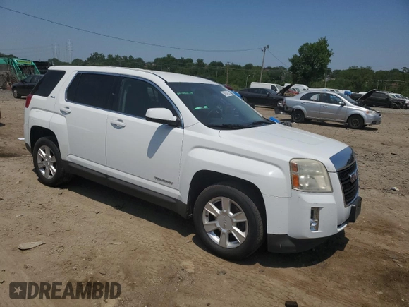 2013 GMC Terrain SLE with VIN 2GKALMEK0D6286916, listed as a Copart auction lot 58884055 with 144,714 mi miles and Salvage title. Bid and sale history available at DreamBid. Image 4.