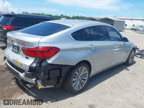 2016 BMW 5 Series 535i Gran Turismo xDrive with VIN WBA5M4C51GD186544, listed as a IAAI auction lot 42573259 with 83,181 mi miles and . Bid and sale history available at DreamBid. Image 4.