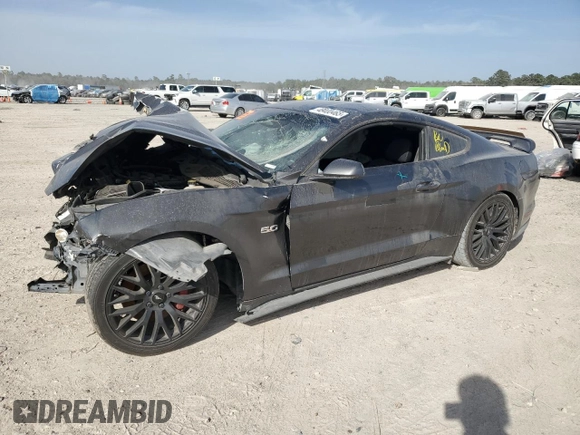 2020 Ford Mustang GT with VIN 1FA6P8CF5L5118160, listed as a Copart auction lot 48400465 with 0 mi miles and Salvage Title. Bid and sale history available at carsss.com. Image 1.