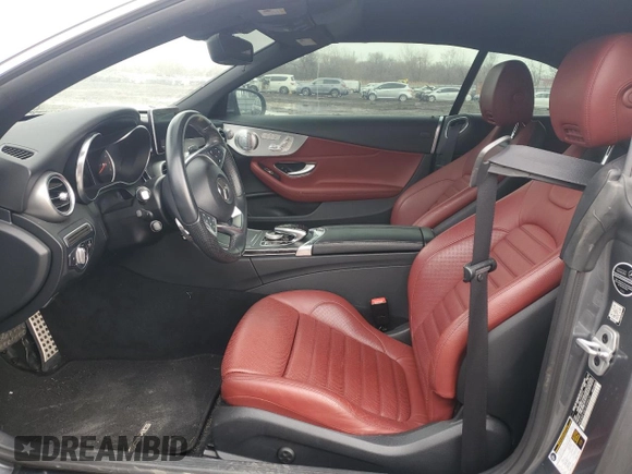 2018 Mercedes-Benz C 300 with VIN WDDWK4JB1JF598633, listed as a Copart auction lot 45662855 with 26,589 mi miles and Salvage title. Bid and sale history available at DreamBid. Image 7.