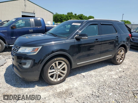 2017 Ford Explorer XLT z VIN 1FM5K8D88HGA57298, wystawiony jako Copart lot #58889865 z przebiegiem 142 107 mil mil oraz Szkoda całkowita • Salvage title. Historia ofert i sprzedaży dostępna na DreamBid. Obrazek 1.