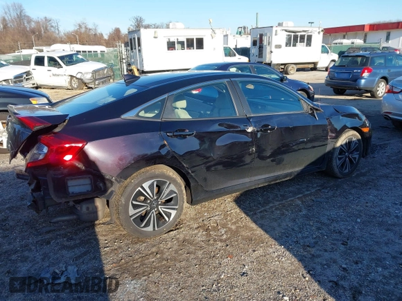 2017 Honda Civic Sedan EX-T with VIN 19XFC1E35HE030656, listed as a IAAI auction lot 38313363 with 128,344 mi miles. Bid and sale history available at carsss.com. Image 6.