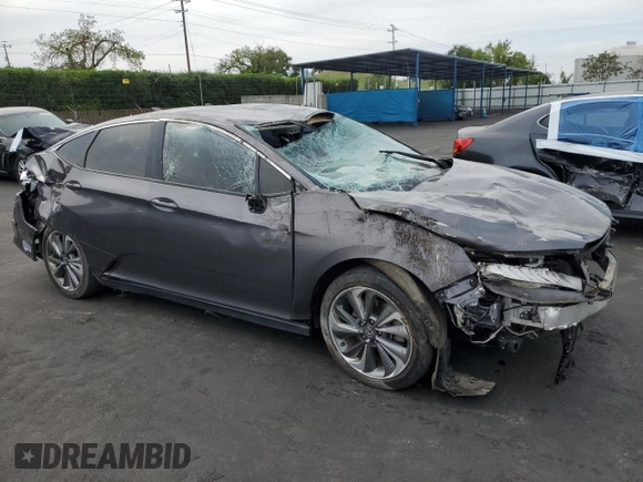 2018 Honda Clarity Plug-In Hybrid Touring with VIN JHMZC5F34JC021221, listed as a Copart auction lot 53005295 with 0 mi miles and Salvage Title. Bid and sale history available at carsss.com. Image 4.