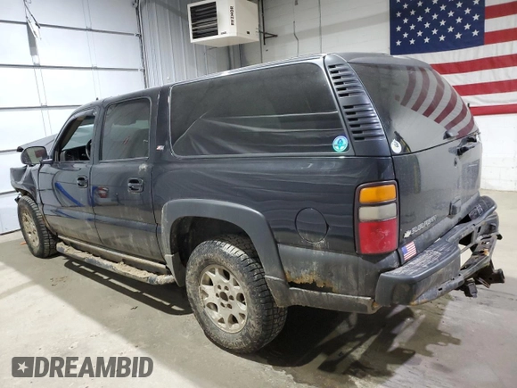 2006 Chevrolet Suburban Z71 with VIN 3GNFK16Z16G129800, listed as a Copart auction lot 51444955 with Not Provided miles and Salvage Title. Bid and sale history available at DreamBid. Image 2.