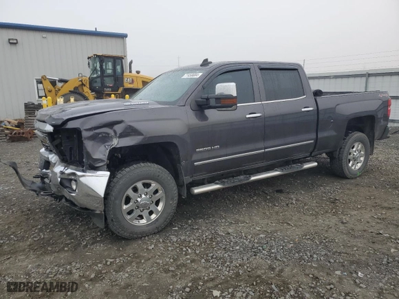 2015 Chevrolet Silverado 3500HD Built After Aug 14 LTZ with VIN 1GC4K0C82FF676758, listed as a Copart auction lot 77458684 with NaN miles and Salvage Title. Bid and sale history available at carsss.com. Image 1.