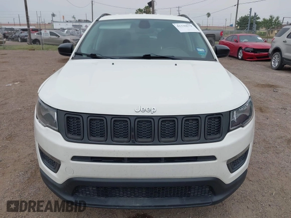 2017 Jeep Compass Sport with VIN 3C4NJDAB5HT641928, listed as a IAAI auction lot 42330679 with 142,499 mi miles and . Bid and sale history available at DreamBid. Image 6.