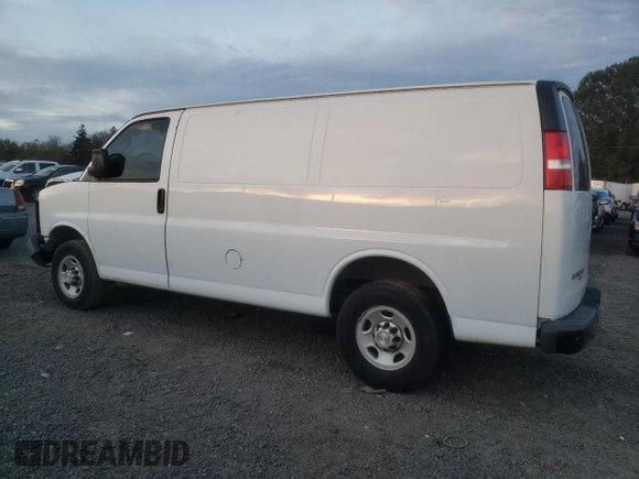 2016 Chevrolet Express Cargo with VIN 1GCWGAFF2G1254028, listed as a Copart auction lot 79596474 with Not provided miles and Salvage title. Bid and sale history available at DreamBid. Image 2.