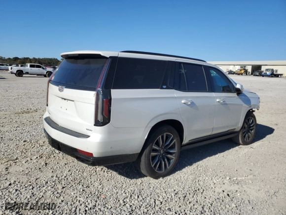 2021 Cadillac Escalade Sport with VIN 1GYS4FKL5MR267606, listed as a Copart auction lot 76563074 with 83,936 mi miles and Salvage Title. Bid and sale history available at carsss.com. Image 3.