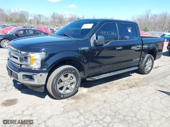 2020 Ford F-150 XL with VIN 1FTEW1E43LFA63651, listed as a IAAI auction lot 41900763 with 94,375 mi miles. Bid and sale history available at carsss.com. Image 2.