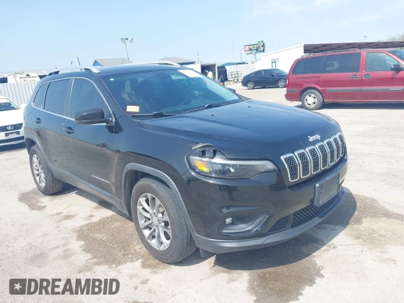 2019 Jeep Cherokee Latitude Plus with VIN 1C4PJLLB3KD377525, listed as a IAAI auction lot 41894239 with 143,711 mi miles and . Bid and sale history available at DreamBid. Image 1.