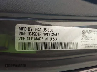 2023 Dodge Durango Pursuit with VIN 1C4SDJFT1PC692461, listed as a IAAI auction lot 40149769 with 4,751 mi miles and . Bid and sale history available at DreamBid. Image 9.