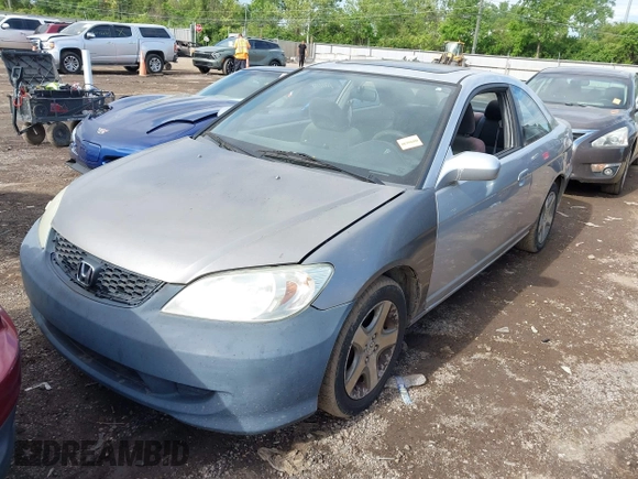 2005 Honda Civic EX with VIN 1HGEM22995L044345, listed as a IAAI auction lot 42249055 with 294,152 mi miles and . Bid and sale history available at DreamBid. Image 2.