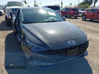2023 Hyundai Elantra SEL with VIN KMHLS4AG3PU593961, listed as a IAAI auction lot 41675324 with 12,112 mi miles and . Bid and sale history available at DreamBid. Image 1.
