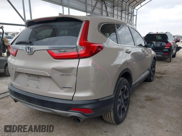 2018 Honda CR-V Touring with VIN 5J6RW2H92JL012021, listed as a IAAI auction lot 41681308 with 110,086 mi miles. Bid and sale history available at carsss.com. Image 4.