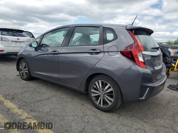 2015 Honda Fit EX-L z VIN 3HGGK5H8XFM776885, wystawiony jako Copart lot #57298225 z przebiegiem Nie podano mil oraz Szkoda całkowita • Salvage title. Historia ofert i sprzedaży dostępna na DreamBid. Obrazek 2.