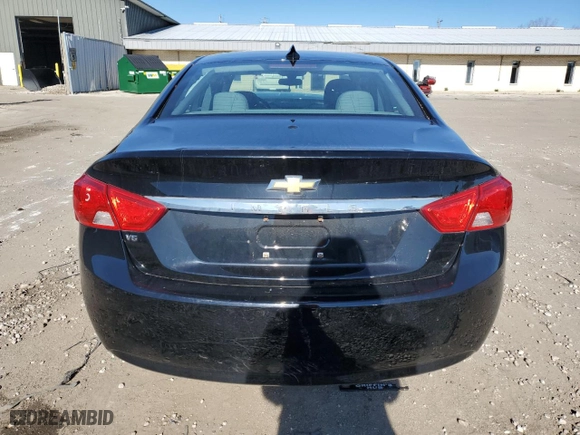 2017 Chevrolet Impala LS with VIN 2G11X5S36H9169597, listed as a Copart auction lot 79973334 with 47,357 mi miles and Non Repairable. Bid and sale history available at carsss.com. Image 6.