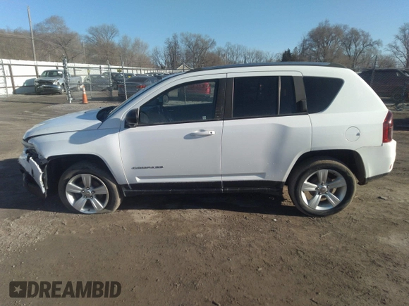 2014 Jeep Compass Sport with VIN 1C4NJCBB7ED508470, listed as a IAAI auction lot 41760536 with 133,628 mi miles and . Bid and sale history available at DreamBid. Image 14.