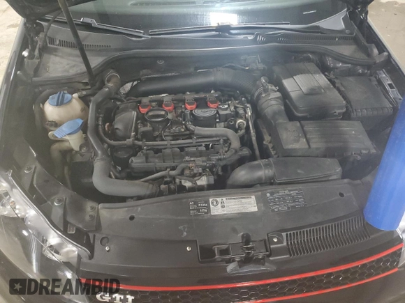 2010 Volkswagen GTI w/Sunroof with VIN WVWEV7AJ3AW404173, listed as a Copart auction lot 64100214 with 101,569 mi miles and Salvage Title. Bid and sale history available at carsss.com. Image 11.