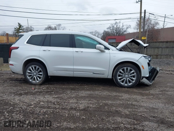 2024 Cadillac XT6 AWD Premium Luxury with VIN 1GYKPDRS5RZ755230, listed as a IAAI auction lot 41219059 with Not Provided miles. Bid and sale history available at carsss.com. Image 13.