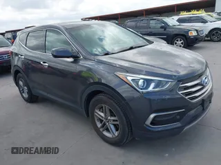 2017 Hyundai Santa Fe 2.4L z VIN 5XYZTDLB6HG458652, wystawiony jako IAAI lot #42081160 z przebiegiem 90 816 mil mil oraz . Historia ofert i sprzedaży dostępna na DreamBid. Obrazek 1.