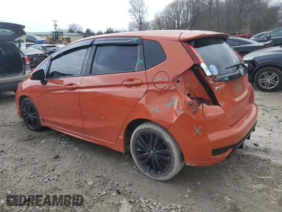 2018 Honda Fit Sport with VIN 3HGGK5G68JM705774, listed as a Copart auction lot 43973815 with 101,293 mi miles and Salvage Title. Bid and sale history available at DreamBid. Image 2.