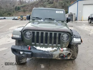 2021 Jeep Wrangler Unlimited Rubicon with VIN 1C4JJXFM3MW555919, listed as a Copart auction lot 81666124 with 51,188 mi miles and Salvage Title. Bid and sale history available at carsss.com. Image 5.