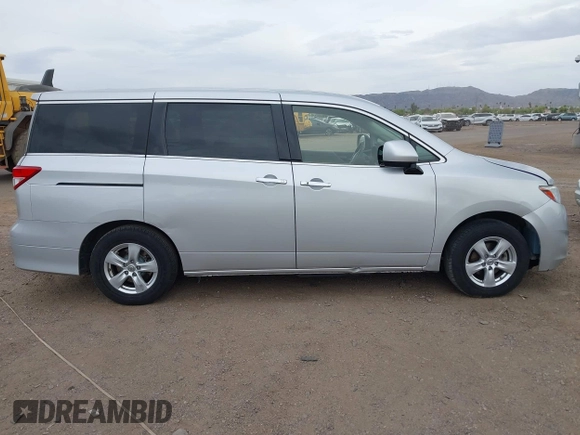 2015 Nissan Quest SV with VIN JN8AE2KP8F9125445, listed as a IAAI auction lot 42040196 with 125,218 mi miles. Bid and sale history available at carsss.com. Image 13.
