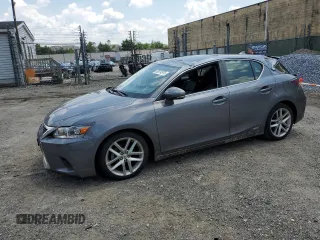 2017 Lexus CT 200h with VIN JTHKD5BH4H2296085, listed as a Copart auction lot 62074975 with 53,331 mi miles and Salvage title. Bid and sale history available at DreamBid. Image 1.