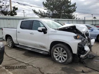 2019 Chevrolet Silverado 1500 High Country with VIN 1GCUYHEL5KZ119544, listed as a Copart auction lot 46828985 with 68,872 mi miles and Salvage Title. Bid and sale history available at carsss.com. Image 4.