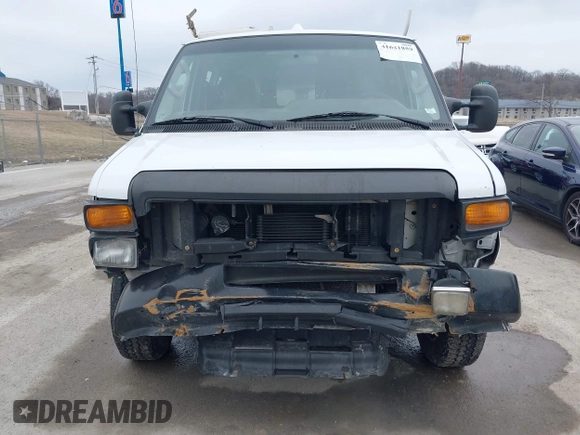 2009 Ford Econoline Cargo Commercial with VIN 1FTNE14W49DA93428, listed as a IAAI auction lot 41641859 with 220,630 mi miles and . Bid and sale history available at DreamBid. Image 12.