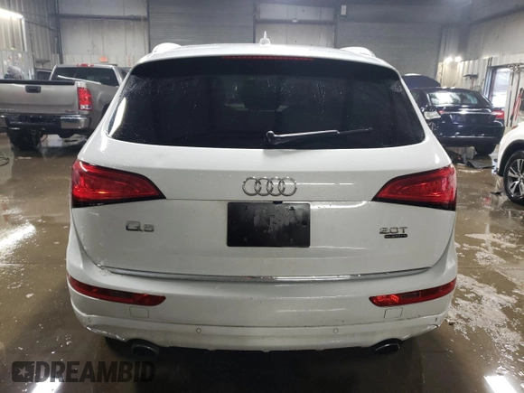 2016 Audi Q5 Premium Plus with VIN WA1L2AFP2GA128420, listed as a Copart auction lot 45652705 with 87,461 mi miles and Salvage Title. Bid and sale history available at carsss.com. Image 6.