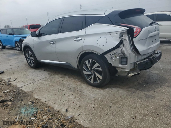 2015 Nissan Murano Platinum with VIN 5N1AZ2MGXFN225319, listed as a Copart auction lot 45742895 with 152,022 mi miles and Salvage Title. Bid and sale history available at carsss.com. Image 2.