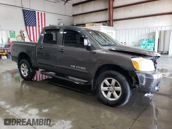 2012 Nissan Titan S with VIN 1N6AA0EC7CN311143, listed as a Copart auction lot 75181784 with 214,351 mi miles and Salvage Title. Bid and sale history available at carsss.com. Image 4.