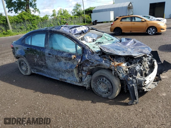 2021 Toyota Corolla L with VIN 5YFBPMBE6MP156804, listed as a Copart auction lot 59921274 with 0 mi miles and Salvage Title. Bid and sale history available at carsss.com. Image 4.
