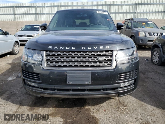2016 Land Rover Range Rover with VIN SALGR2KF3GA297845, listed as a Copart auction lot 76920614 with 112,815 mi miles and Clean Title. Bid and sale history available at DreamBid. Image 5.