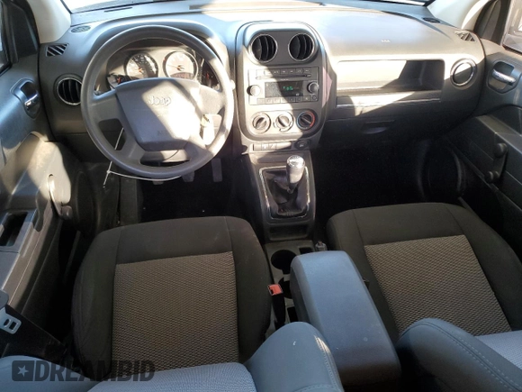 2009 Jeep Compass North with VIN 1J4FT47B79D160392, listed as a Copart auction lot 87213674 with 79,625 mi miles and Salvage Title. Bid and sale history available at carsss.com. Image 8.