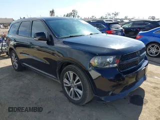 2013 Dodge Durango R/T with VIN 1C4SDHCT2DC530301, listed as a IAAI auction lot 42008853 with 186,148 mi miles and . Bid and sale history available at DreamBid. Image 1.